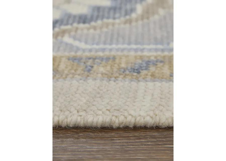 Karina 69G6F 2' x 3' Ivory/Blue/Tan Rug