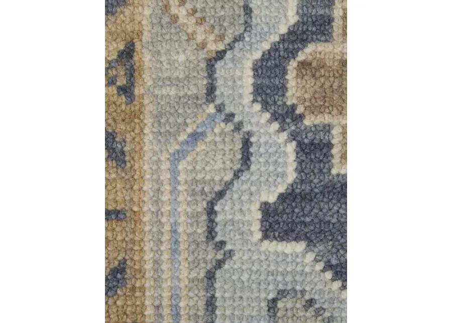 Karina 69G6F 2' x 3' Ivory/Blue/Tan Rug