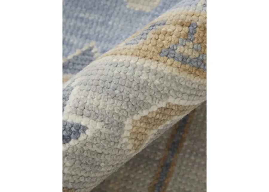 Karina 69G6F 2' x 3' Ivory/Blue/Tan Rug