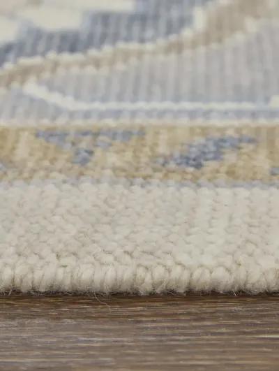 Karina 69G6F 2' x 3' Ivory/Blue/Tan Rug