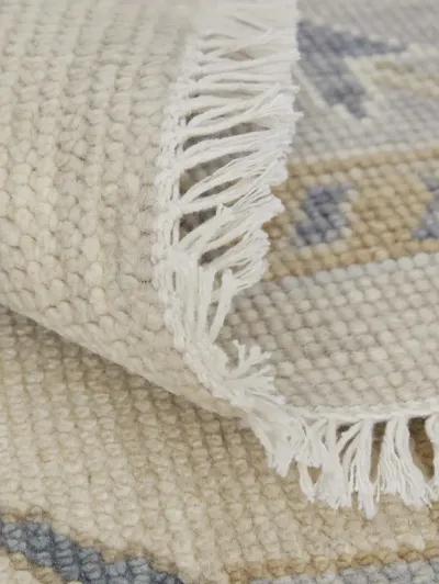 Karina 69G6F 2' x 3' Ivory/Blue/Tan Rug