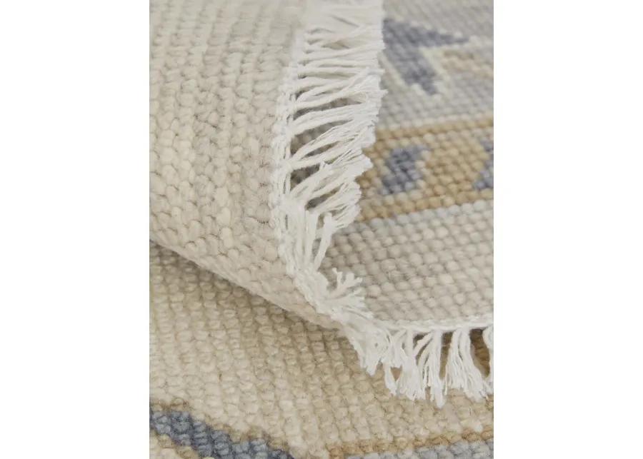 Karina 69G6F 2' x 3' Ivory/Blue/Tan Rug