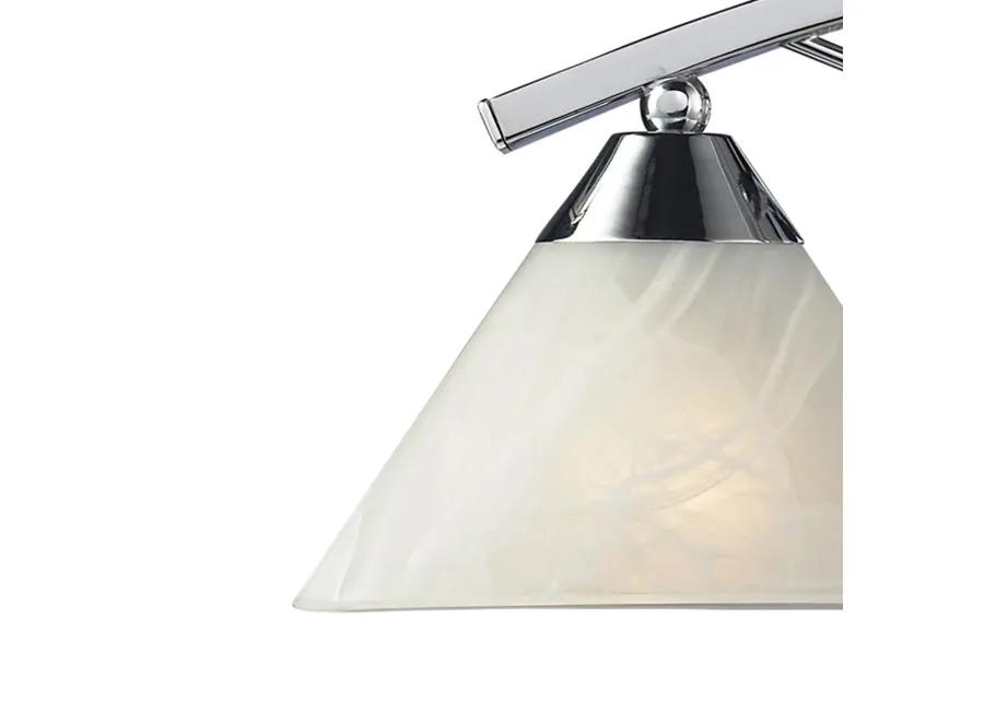 Elysburg 18'' Wide 2-Light Chrome Vanity Light