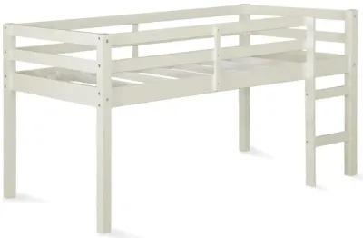 Milton Junior Twin Size Wooden Loft Bed for Kids