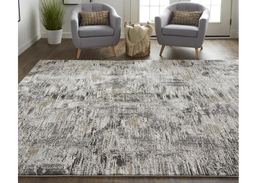 Vancouver 39FHF Ivory/Gray/Brown 9' x 12' Rug