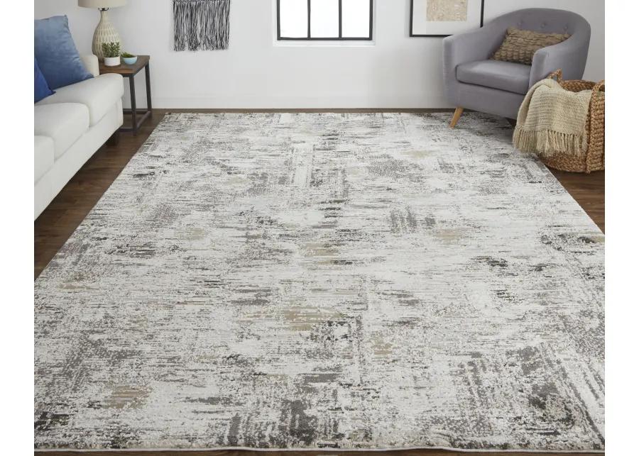 Vancouver 39FHF Ivory/Gray/Brown 9' x 12' Rug