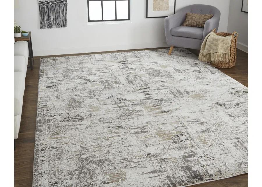 Vancouver 39FHF Ivory/Gray/Brown 9' x 12' Rug