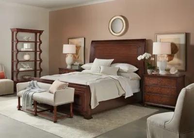 Charleston Cal King Sleigh Bed