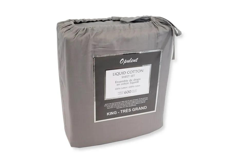 Cotton House - Liquid Cotton Sheet Set, 600 Thread Count.