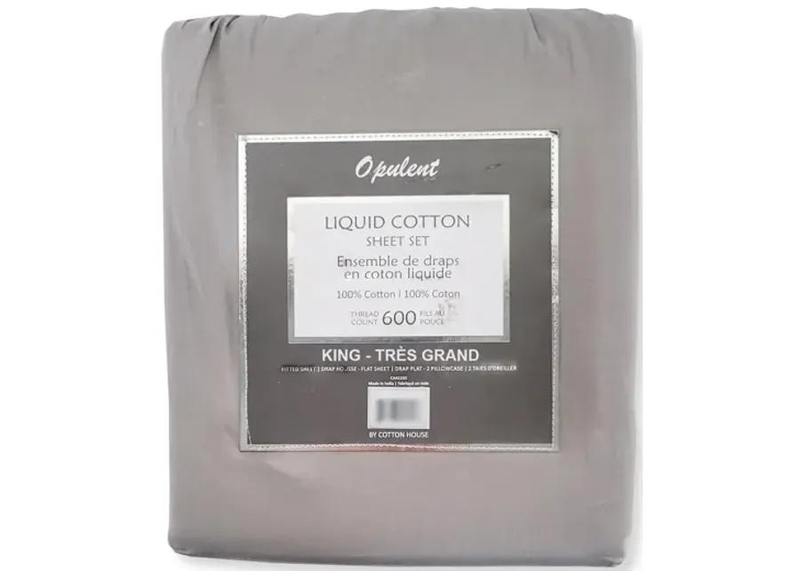 Cotton House - Liquid Cotton Sheet Set, 600 Thread Count.