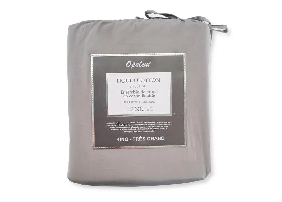 Cotton House - Liquid Cotton Sheet Set, 600 Thread Count.