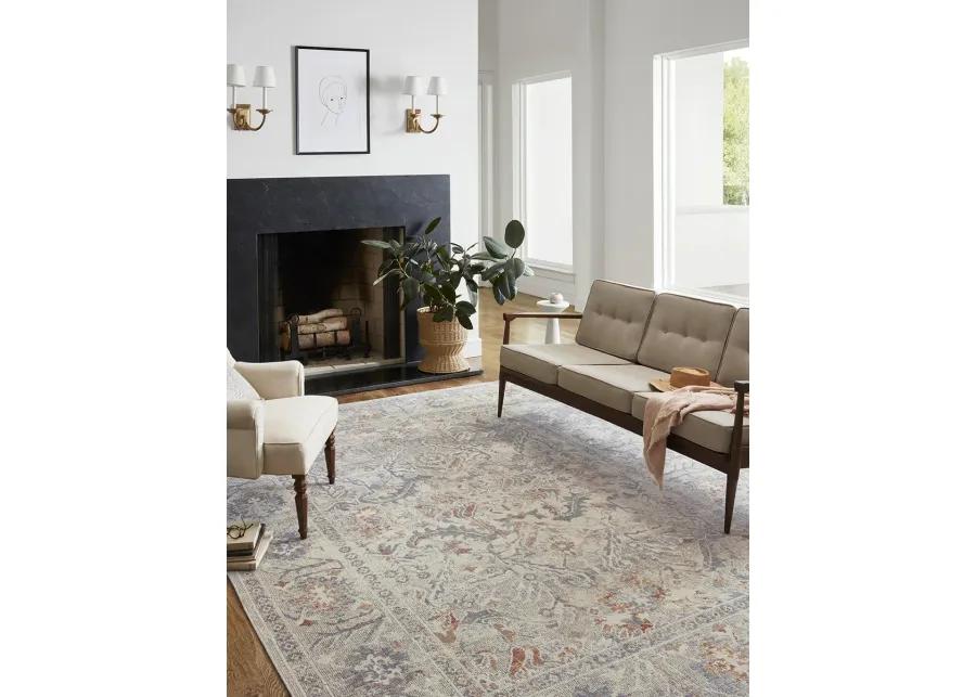 Rosemarie Oatmeal/Lavender 9' x 12' Rug