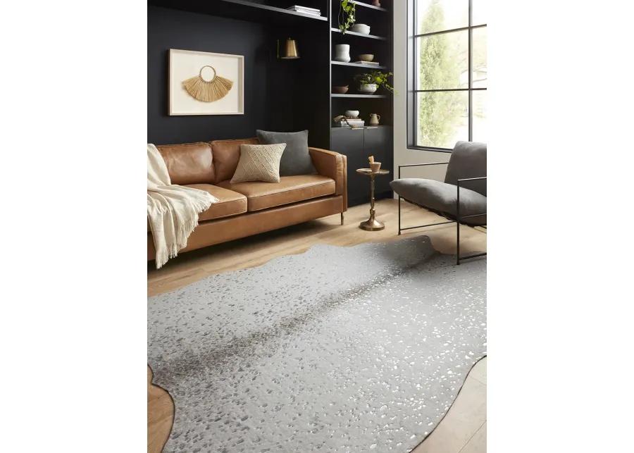 Bryce BZ09 Stone/Silver 5' x 6'6" Rug