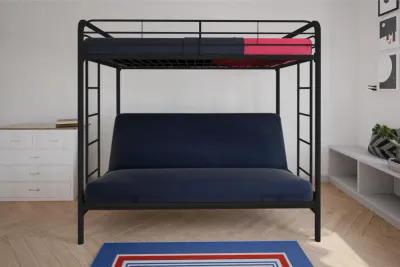 Atwater Living Metal Twin Over Futon Bunk Bed