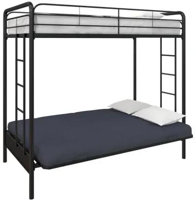 Atwater Living Metal Twin Over Futon Bunk Bed