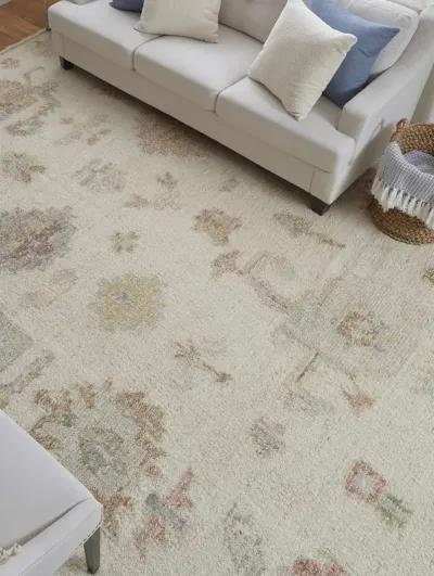 Grafton 69FLF 9'6" x 13'6" Ivory/Orange/Gray Rug