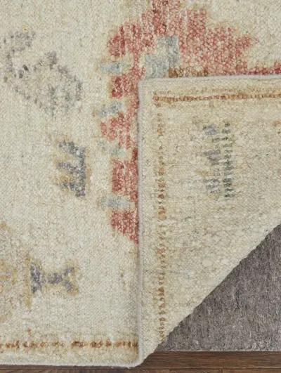 Grafton 69FLF 9'6" x 13'6" Ivory/Orange/Gray Rug