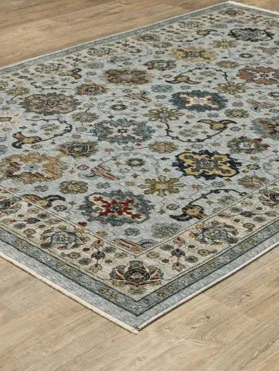 Aberdeen 2'3" x 7'6" Blue Rug