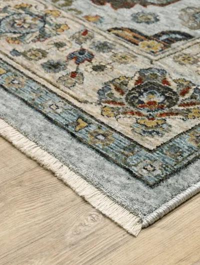 Aberdeen 2'3" x 7'6" Blue Rug