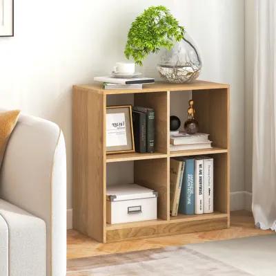 4-Cube Kids Bookcase with Open Shelves