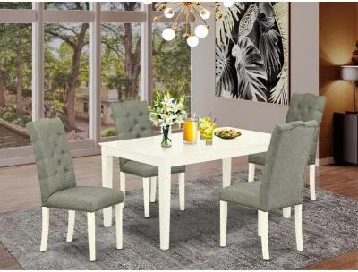 Dining Room Set Linen White