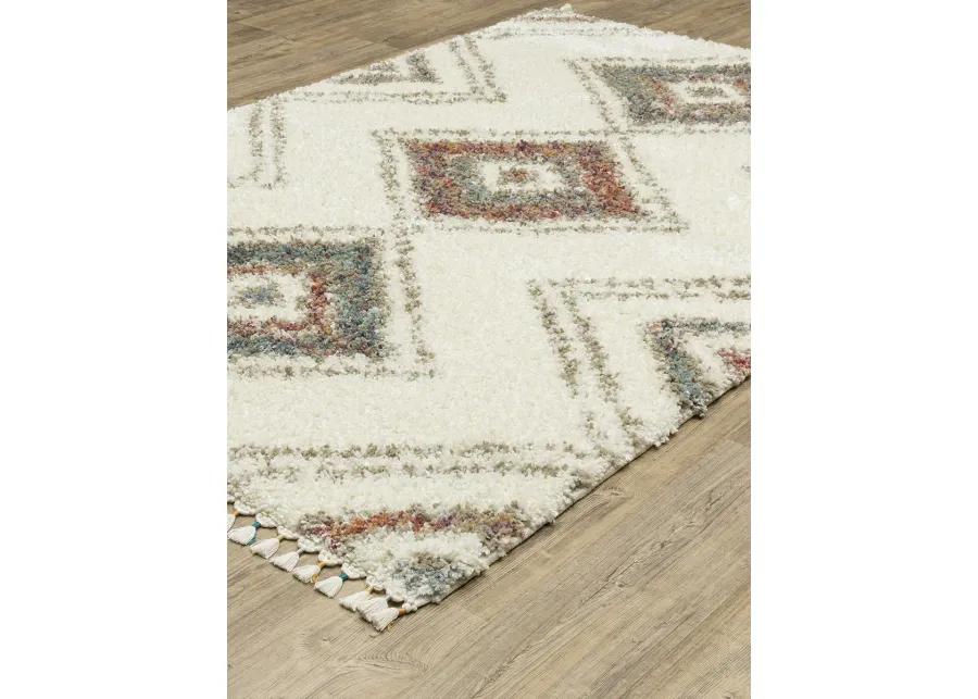 Axis 3'10" x 5'5" Ivory Rug