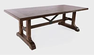 Jofran Bakersfield Mission Style  110'' Dining Table with Extension