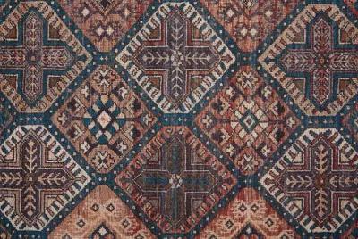 Rawlins 39HKF Brown/Red/Ivory 2'7" x 8' Rug