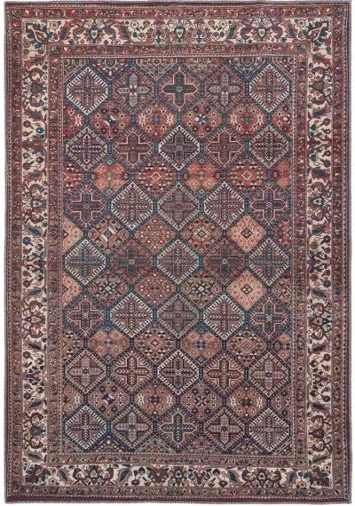 Rawlins 39HKF Brown/Red/Ivory 2'7" x 8' Rug