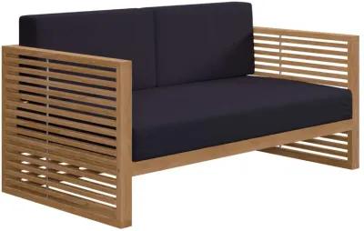 Modway - Carlsbad Teak Wood Outdoor Patio Loveseat