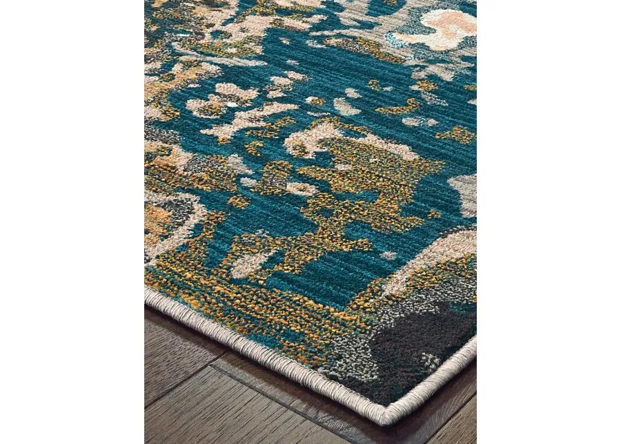 Sedona 1'10" x 3' Blue Rug