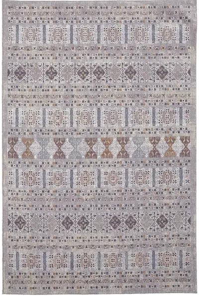 Francisco 39GCF Orange/Gray/White 4' x 6' Rug