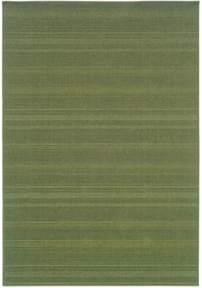 Lanai 7'3" x 10'6" Green Rug