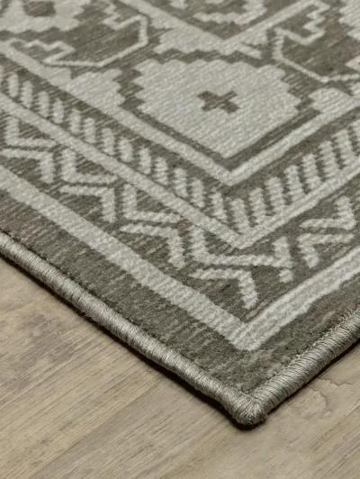 Intrigue 7'10" x 10'10" Grey Rug