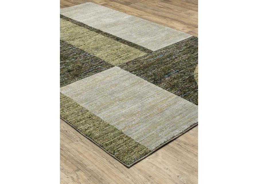 Strada 8'6" x 11'7" Green Rug