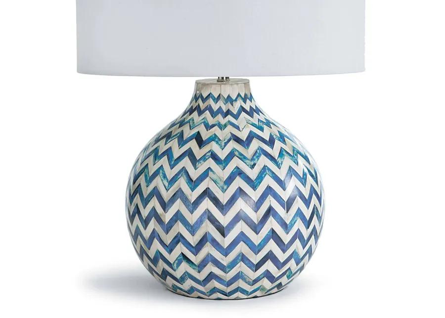 Chevron Bone Table Lamp