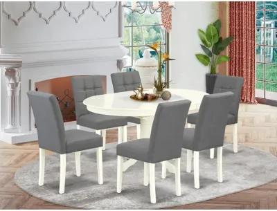 7 Piece Kitchen Table Set consists A Wood Table