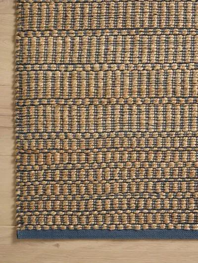 Colton CON05 Natural/Navy 4' x 6' Rug