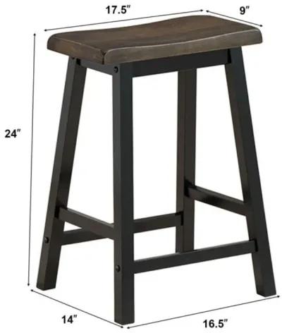 Hivvago 24 Inch Height Set of 2 Home Kitchen Dining Room Bar Stools