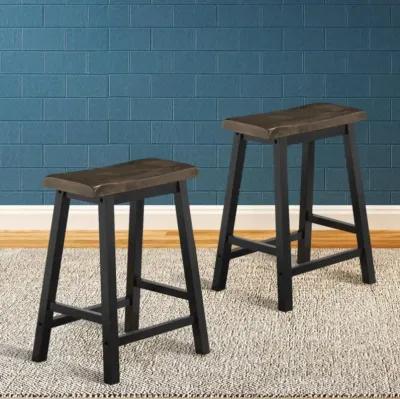 Hivvago 24 Inch Height Set of 2 Home Kitchen Dining Room Bar Stools