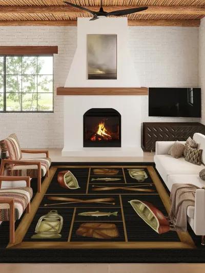 Excursion EX4 Black 8' x 10' Rug