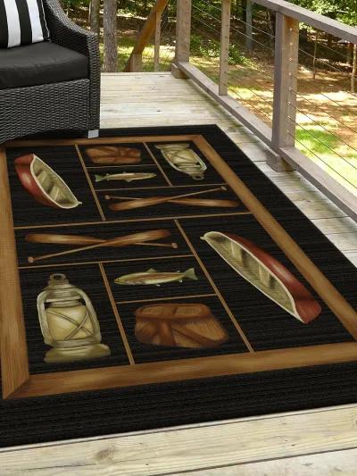 Excursion EX4 Black 8' x 10' Rug