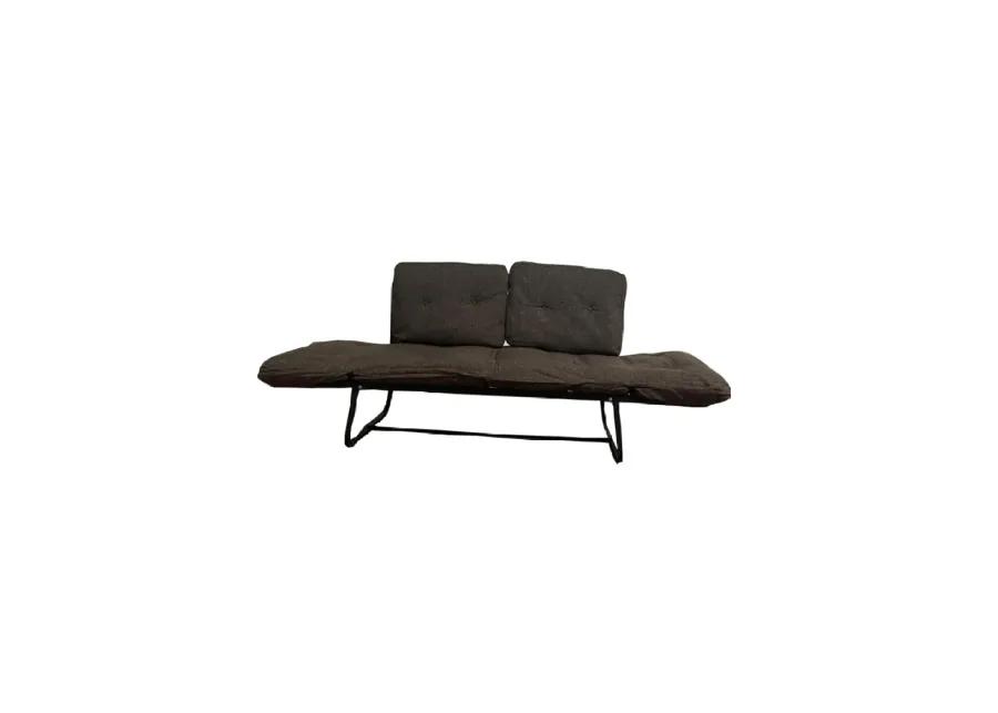 Violette Metal Frame Futon Loveseat