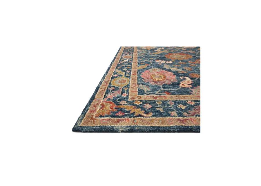 Padma PMA01 Marine/Multi 8'6" x 12' Rug