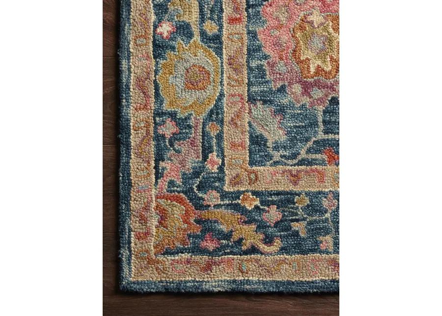 Padma PMA01 Marine/Multi 8'6" x 12' Rug