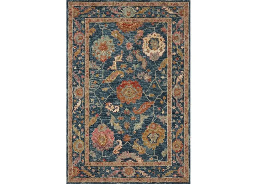 Padma PMA01 Marine/Multi 8'6" x 12' Rug