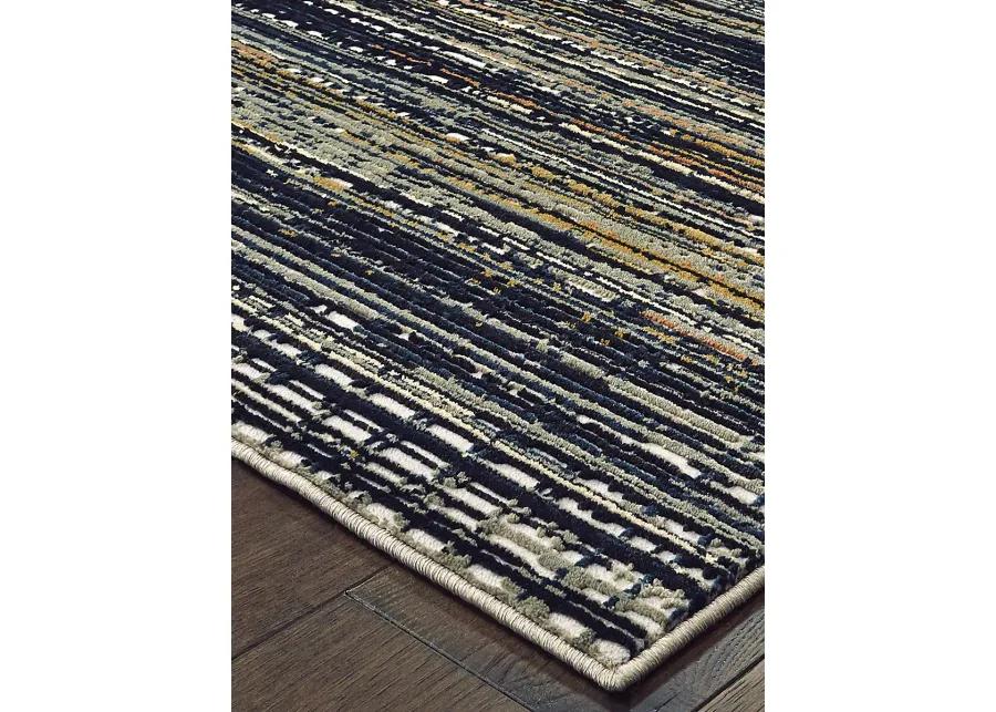 Bowen 6'7" x 9'6" Black Rug