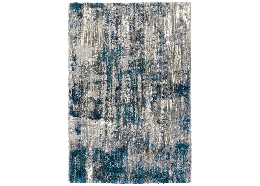 Aspen 5'3" x 7'6" Grey Rug