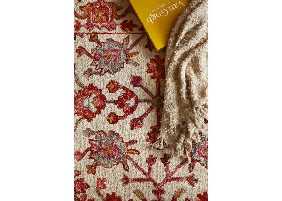 Zharah ZR06 Berry 2'6" x 7'6" Rug