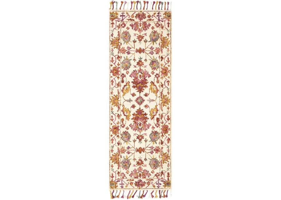 Zharah ZR06 Berry 2'6" x 7'6" Rug